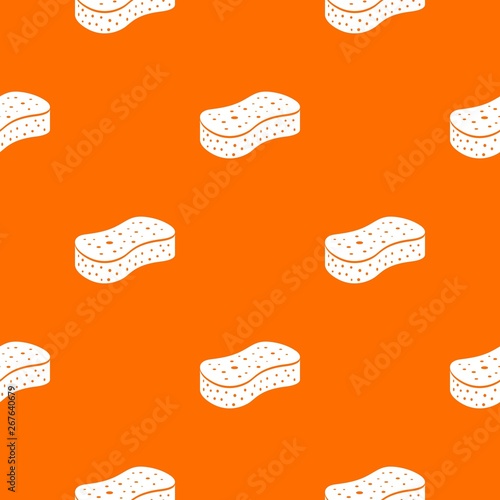 Sponge pattern vector orange for any web design best