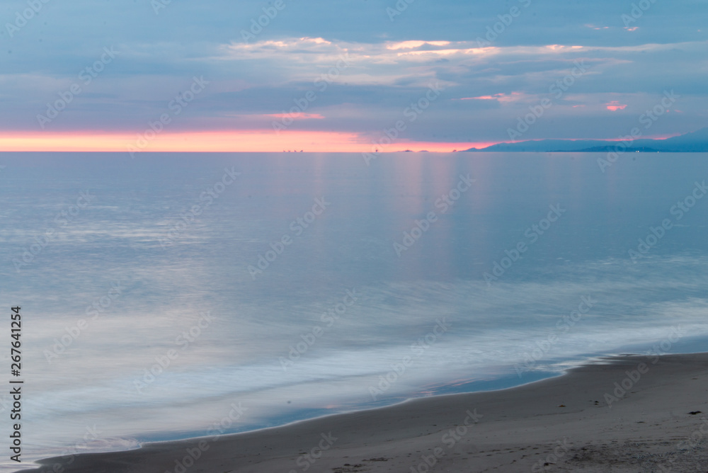 Emma Wood Beach in Ventura, California, at Sunset Emma Wood Beach in Ventura, California, at Sunset