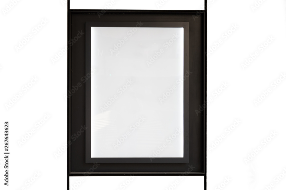 Large blank billboard on a street wall, banners with room to add your own text Large blank billboard on a street wall, banners with room to add your own text