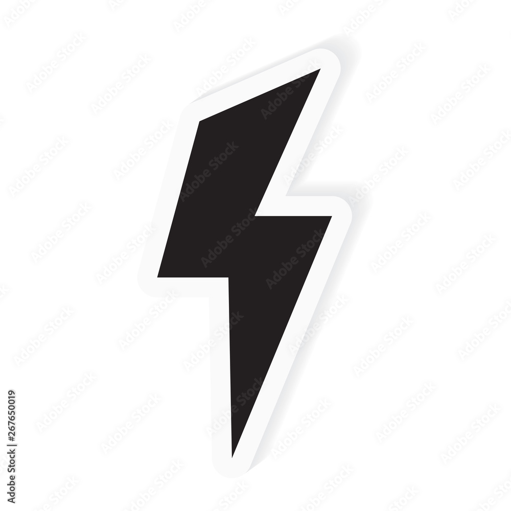 lighting bolt icon- vector illustration lighting bolt icon- vector illustration