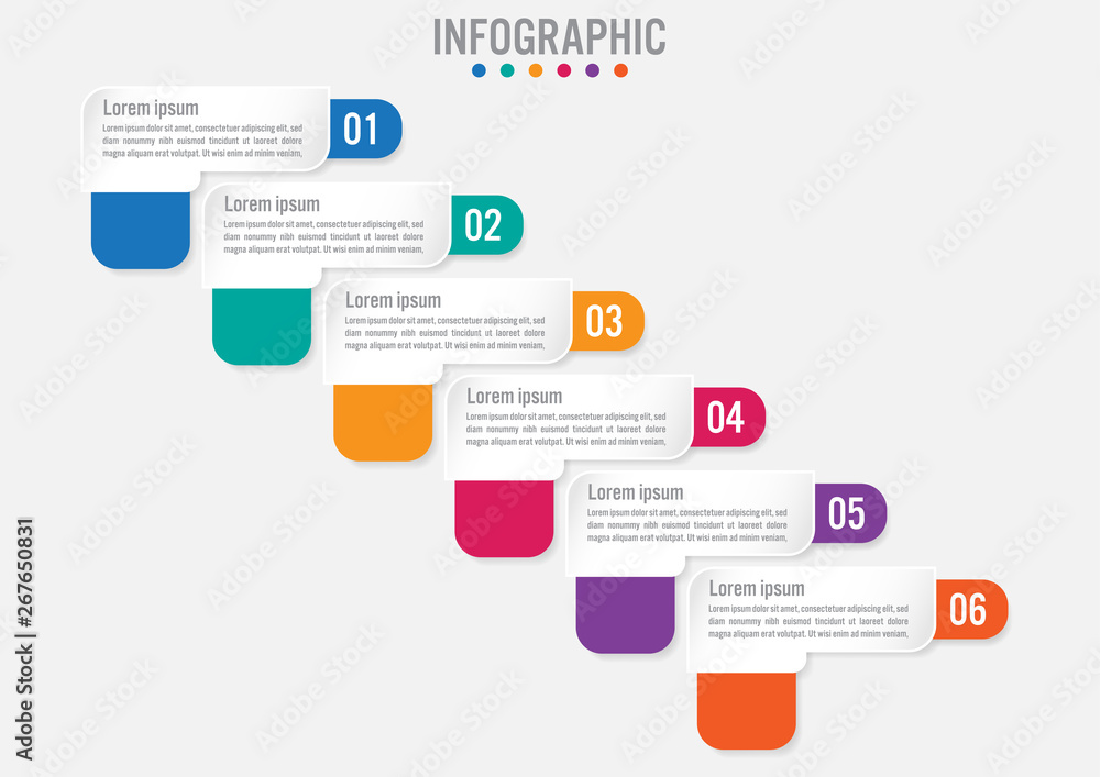 Business infographic labels template with 6 options.Creative concept for infographic.. Business infographic labels template with 6 options.Creative concept for infographic..