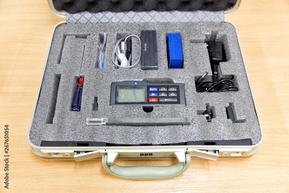 Portable Roughness Tester. Device for controlling roughness and initial