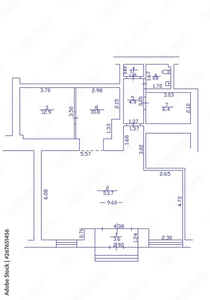 Floor plan 2d. Black&white floor plan. Floorplan Floor plan 2d. Black&white floor plan. Floorplan