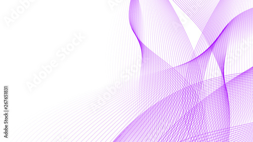 Abstract background with wavy lines