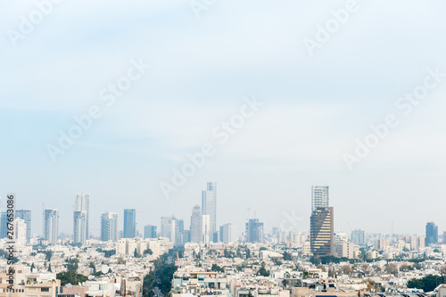 Cityscape of Tel Aviv, Israel