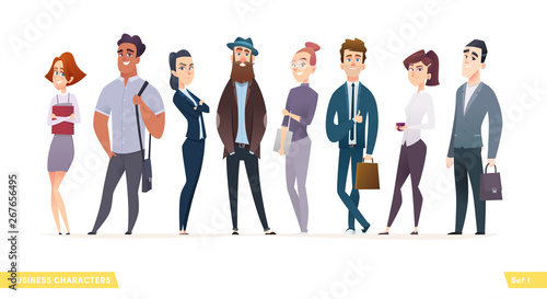 Business people design collection