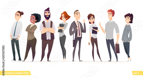 Business people design collection