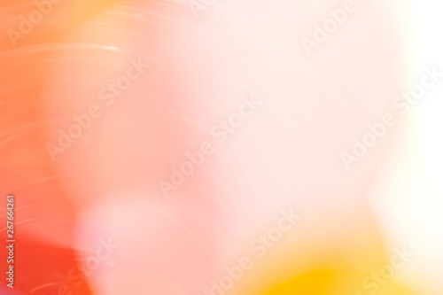 Beautiful fusion of bright colors and light leak
