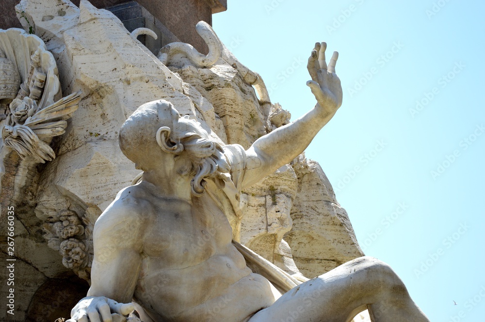 Obraz premium Blinded Statue