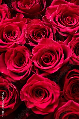 Bouquet of flowers. Red rose