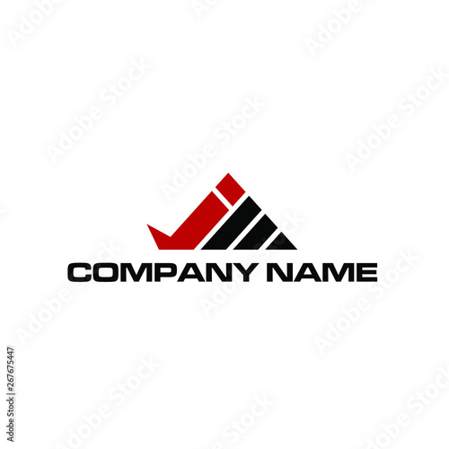 Simple Letter J and M Initial Logo Design Inspiration