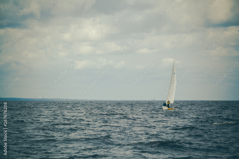 Fototapeta premium Cruise on yacht