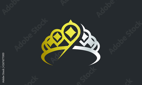 Crown, Crown template, golden crown, golden and white crown, gradient crown, simple crown, queen's crown, old crown, royal crown, beautiful crown