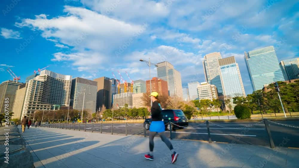 custom made wallpaper toronto digitaltime lapse of traffic and urban life in Tokyo, Japan