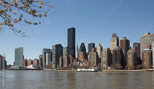 Partial view of Manhattan from Roosevelt Island