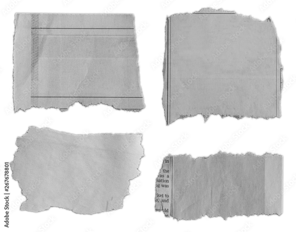 Torn pieces of paper Torn pieces of paper