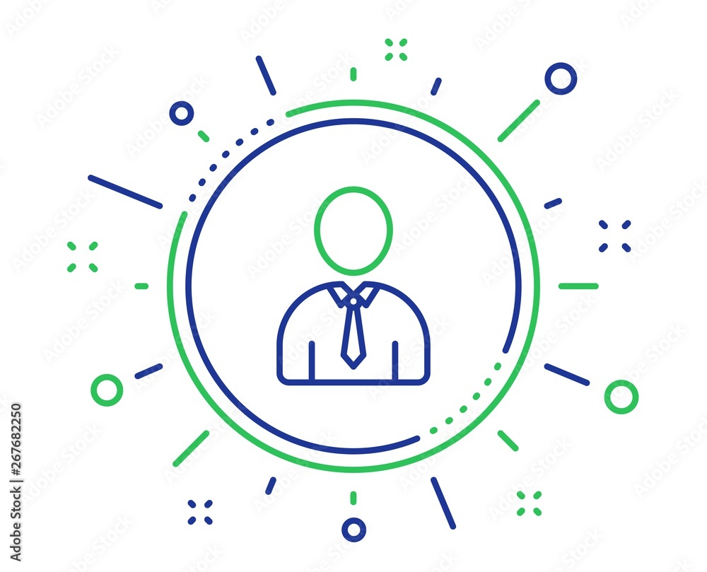 User line icon. Profile Avatar sign. Businessman Person silhouette symbol. Quality design elements. Technology human button. Editable stroke. Vector User line icon. Profile Avatar sign. Businessman Person silhouette symbol. Quality design elements. Technology human button. Editable stroke. Vector