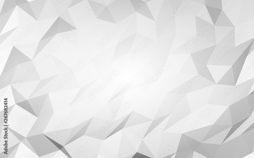 White abstract background. Lowpoly backdrop. Crumpled paper. 3D illustration White abstract background. Lowpoly backdrop. Crumpled paper. 3D illustration