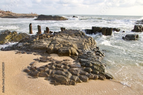 St. Mary's Island, Udupi, Karnataka, India photo