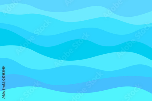 Abstract wavy wallpaper of the surface. Waved background. Pattern with colorful lines and waves. Multicolored bright texture. Doodle for design