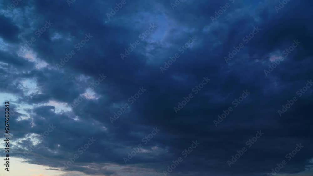 4k Blue Cinematic Sunset Clouds Time Lapse 4k Blue Cinematic Sunset Clouds Time Lapse