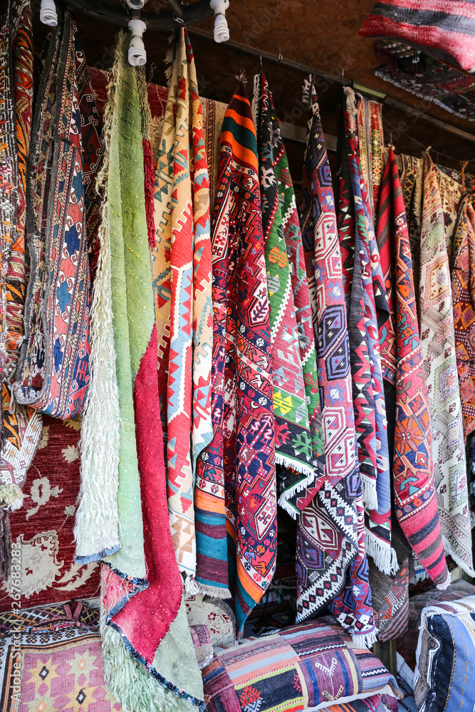 Turkish Traditional Carpets in Goreme, Nevsehir, Turkey