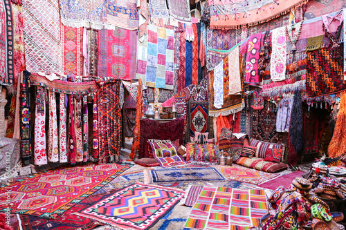 Turkish Traditional Carpets in Goreme, Nevsehir, Turkey © EvrenKalinbacak