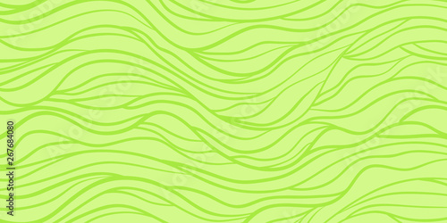 Monochrome wave pattern. Colorful wavy background. Hand drawn lines. Stripe texture. Doodle for design. Line art. Colored wallpaper
