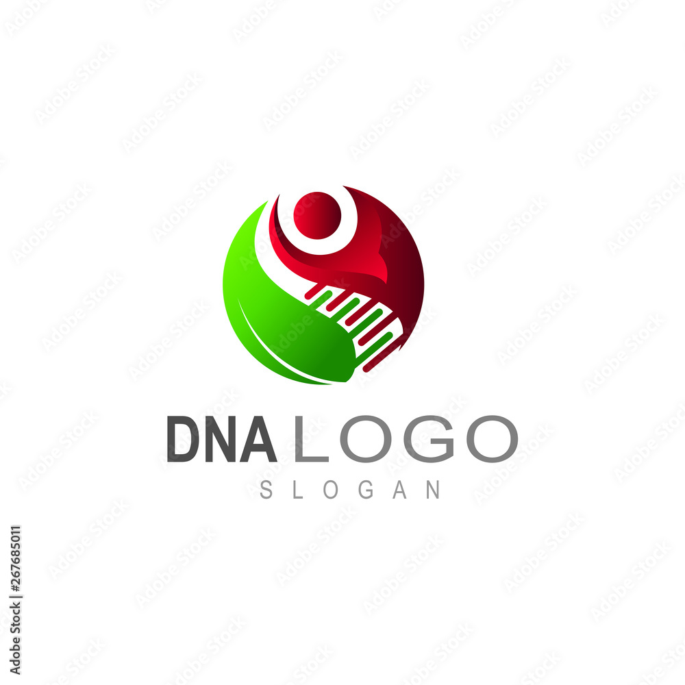 DNA logo, icon of life, people and leaf + symbol of treatment of people, symbol of greening DNA logo, icon of life, people and leaf + symbol of treatment of people, symbol of greening