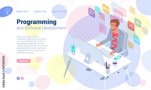 programmer at work