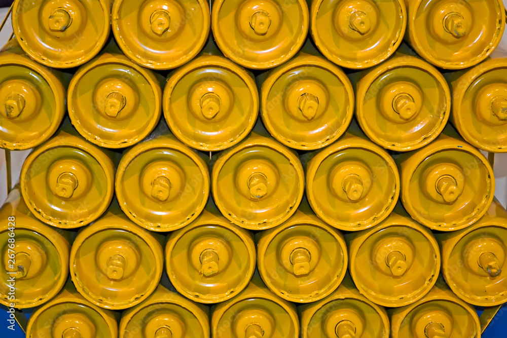 yellow balloon heap, modern industry diversity