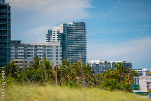 Stock photo beachfront condominiums Miami Beach © Felix Mizioznikov
