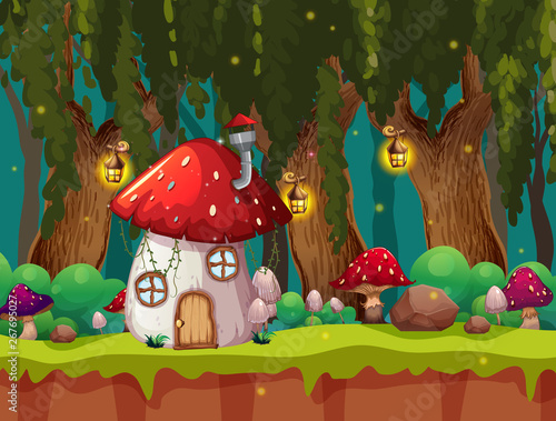 A fantasy magic scene