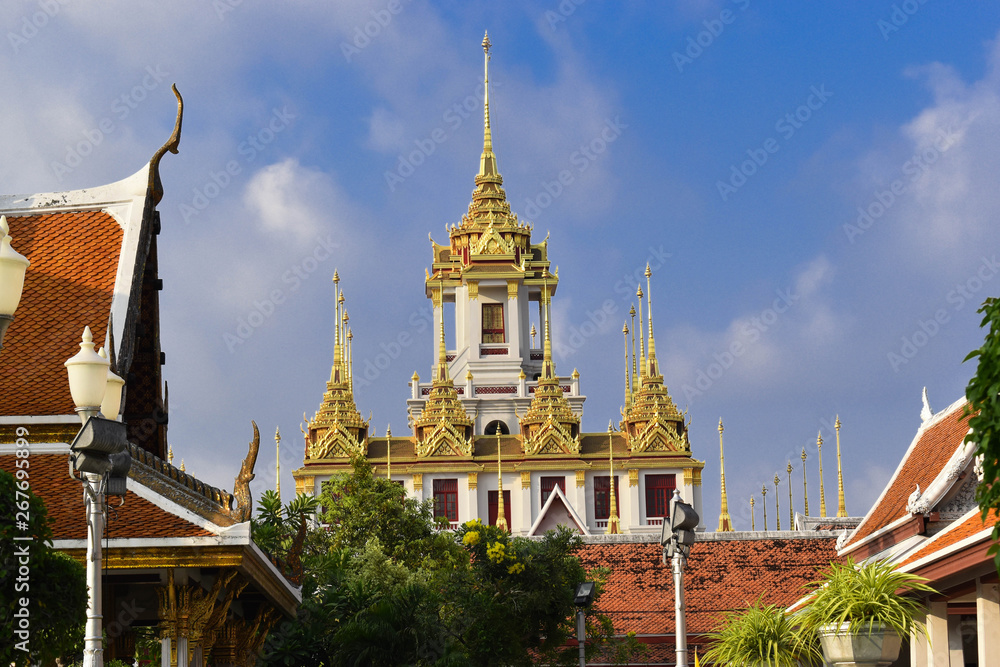 Fototapeta premium Iron Monastery Ratchanatdaram Temple Bangkok 