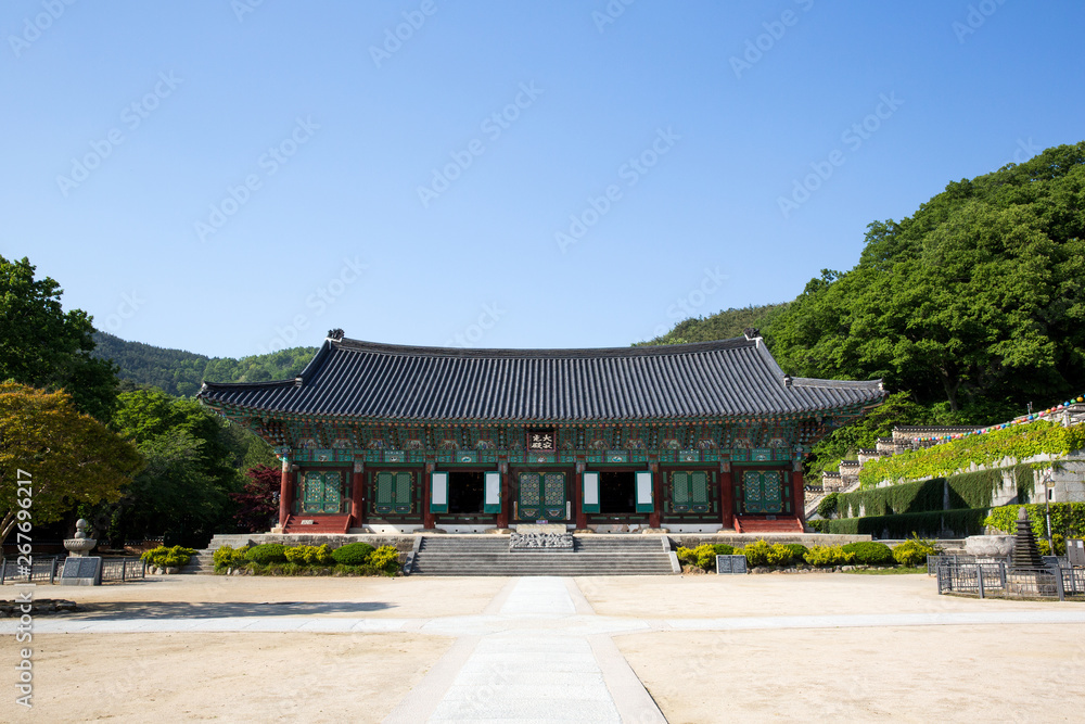 Geumsansa Temple in Kimje-si, South korea.
