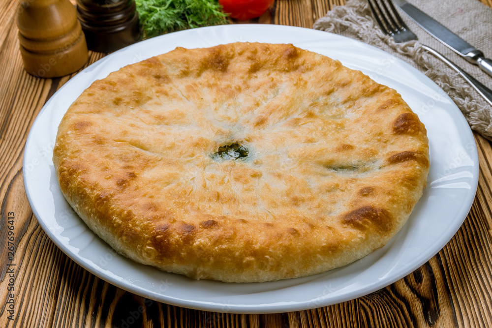 Ossetian pie with spinach Ossetian pie with spinach