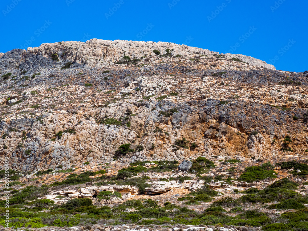 Rock and stone hills of Crete - Greece