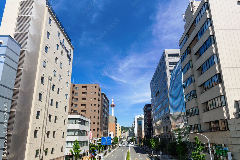 Obraz premium 京都駅周辺の風景