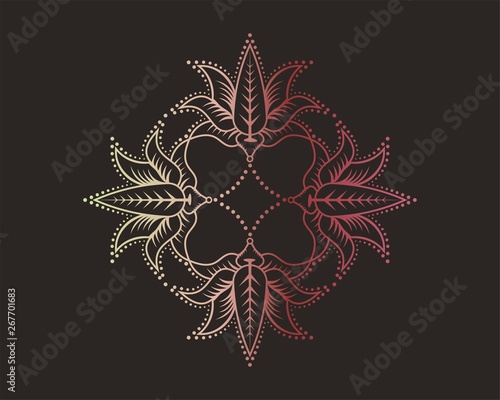 Batik Etnic Wallpaper Vector