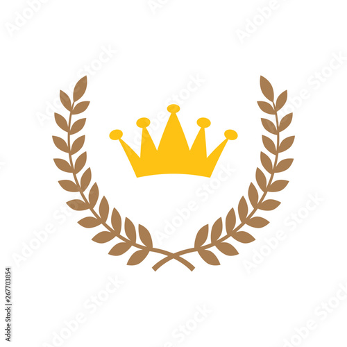 Winner star icon graphic design template vector