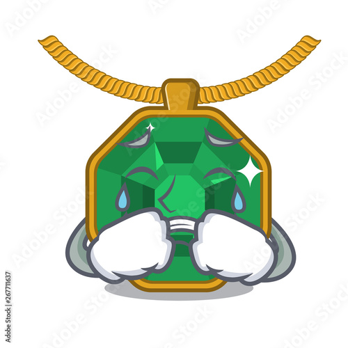 Crying peridot jewelry in the shape character