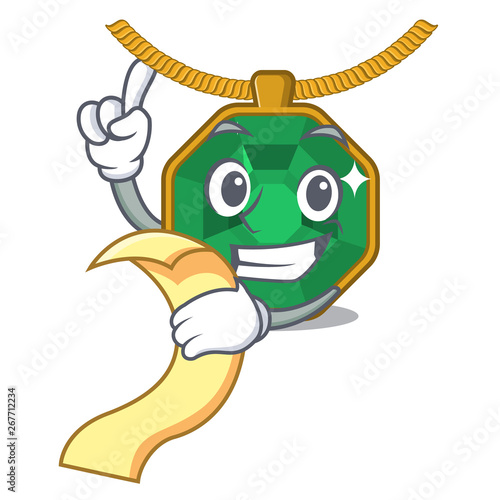 With menu peridot jewelry in the shape character