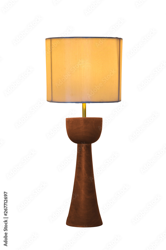 Table lamp isolated. Table lamp isolated.
