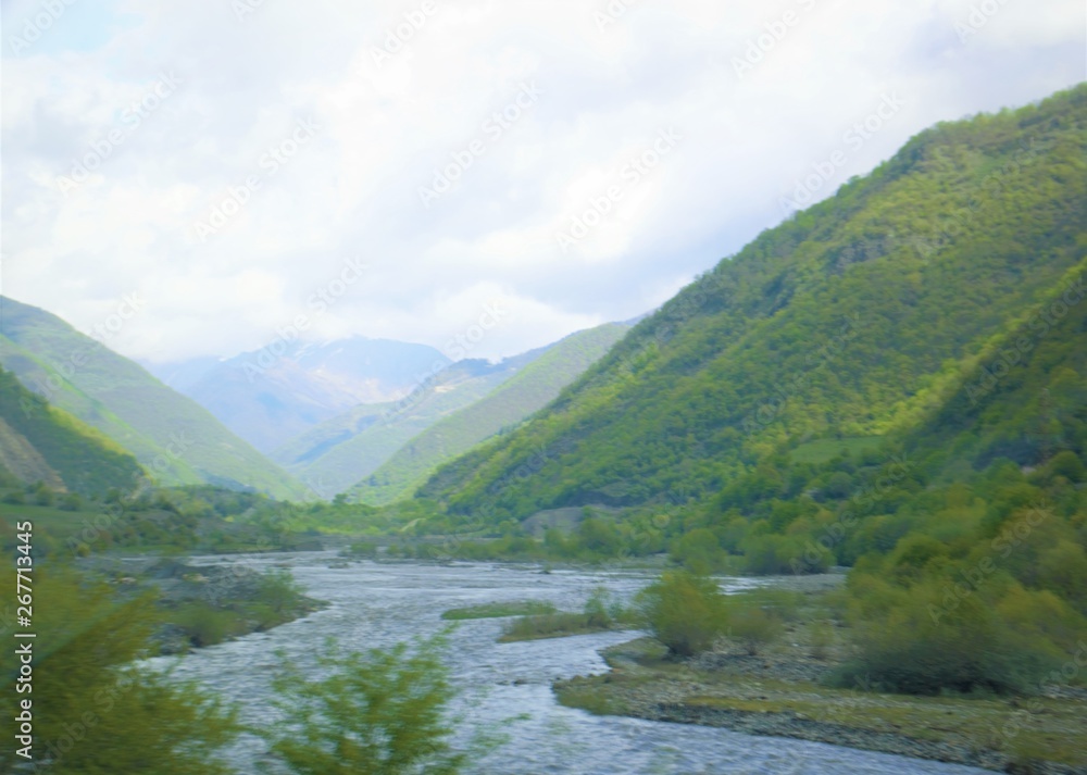 Obraz premium lake in the mountains