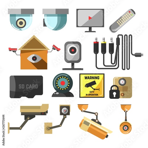 House or premises security surveillance camera or CCTV system