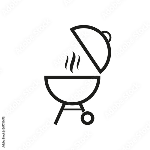 grill ikona wektor