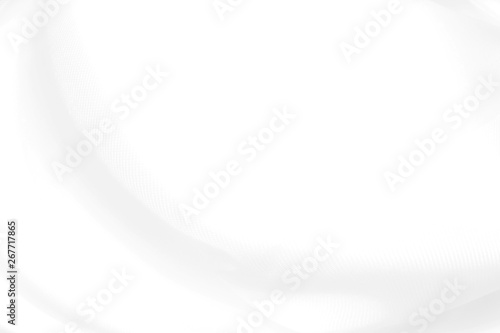 White silk fabric, White cloth background abstract with soft waves. © suriyapong