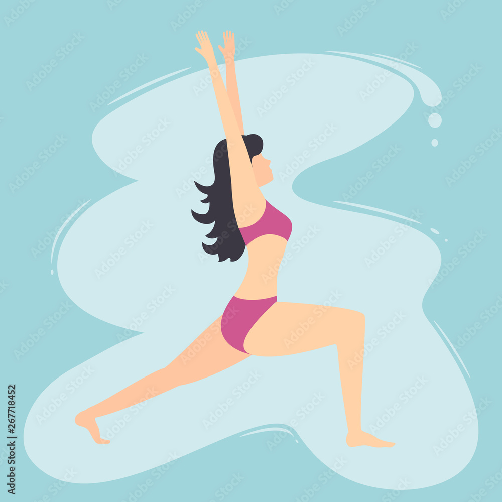 Woman Doing Yoga Woman Doing Yoga