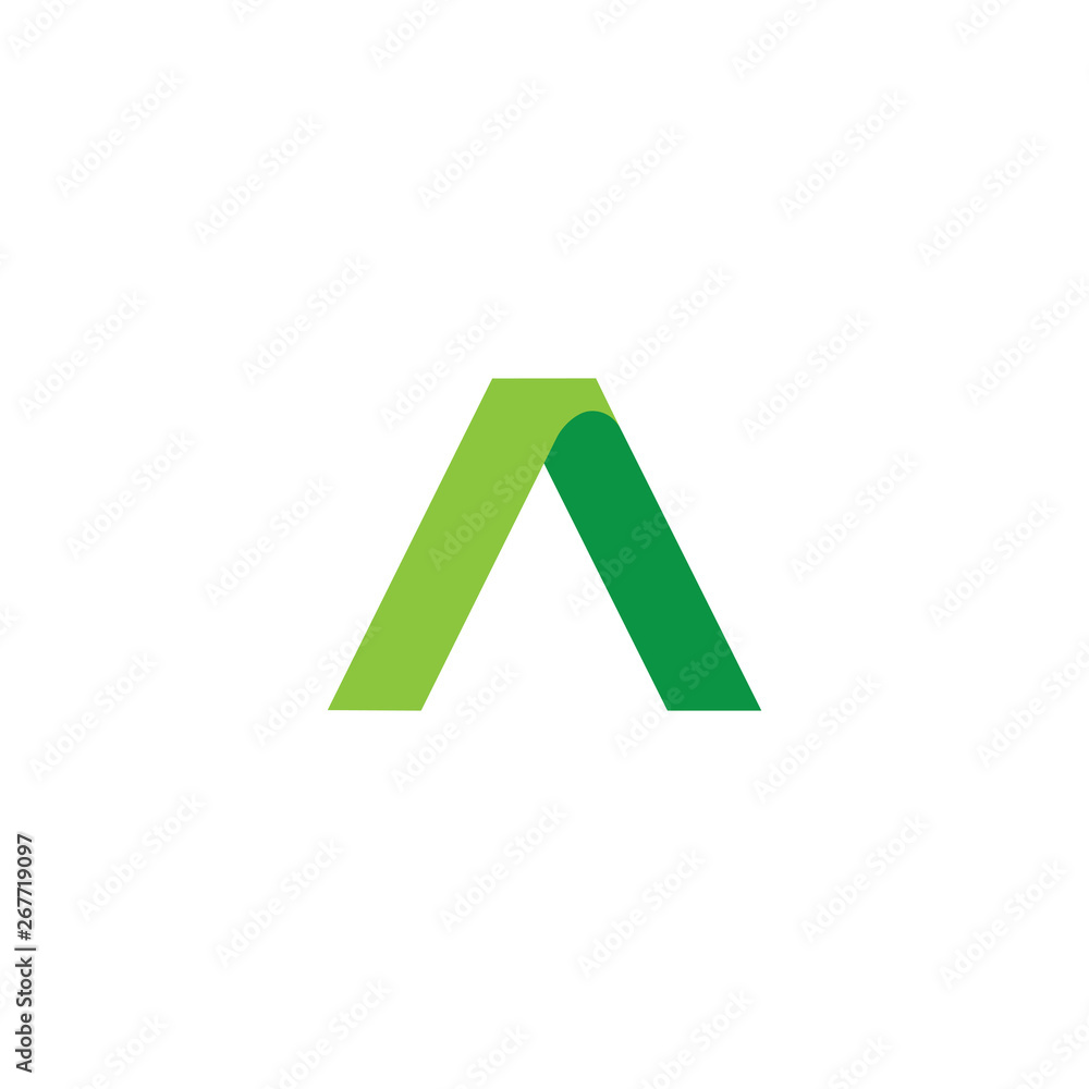 letter a simple triangle arrow 3d flat logo vector letter a simple triangle arrow 3d flat logo vector