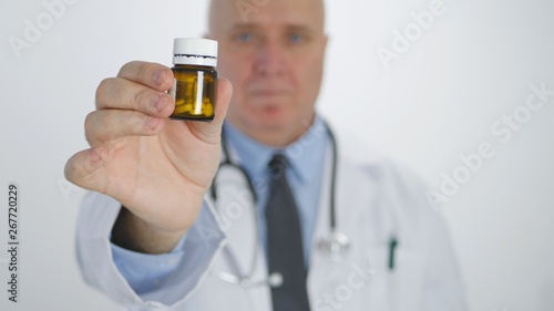 Doctor Image Recommending Confident Medical Treatment with Vitamin Pills